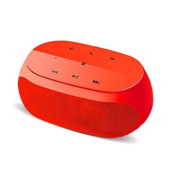 Yonis Enceinte Bluetooth Tactile Rouge