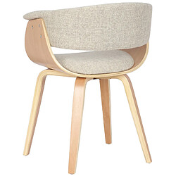 Decoshop26 chaises de salle à manger rétro - Marron pas cher