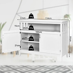 Buffet cuisine helloshop26 - Blanc