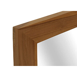 Mendler Miroir Teck 71x80 cm Salle de Bain