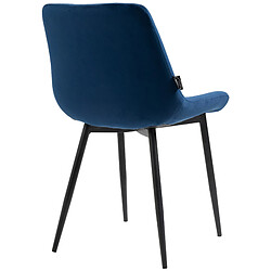 decoshop26 Chaises modernes - Bleu pas cher