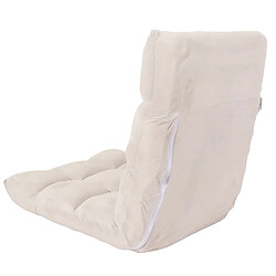 Acheter Mendler Fauteuil de sol velours - Gris