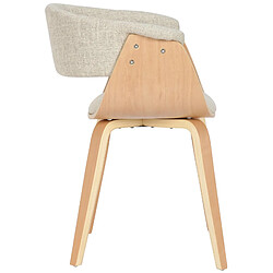 Acheter Decoshop26 chaises de salle à manger rétro - Marron