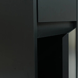 MENDLER Ensemble Salle de Bain MVG Mélaminé Noir