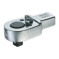 Embout à cliquet réversible 7412-00 1/4 po.