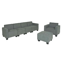 Acheter MENDLER Lyon Modular Sofa-System - Gris