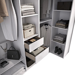 Acheter Pegane Ensemble dressing d'angle - Blanc