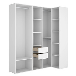 Avis Pegane Ensemble dressing d'angle - Blanc