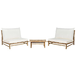 BELIANI Set lounge pour jardin TODI - Bambou