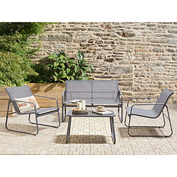 Beliani Set lounge jardin BARREA