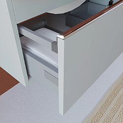 Kiamami Valentina Meuble de salle de bain Seattle - Gris clair