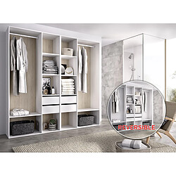 Acheter Pegane Dressing ouvert - Chêne/blanc