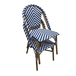 Acheter Bolero Chaises Parisiennes - Rotin Bleu