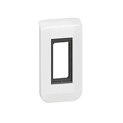 Legrand Mosaic plaque 1 module - Blanc Plaque de finition pour appareillage Mosaic 1 module - Encastrée - Support inclus - Finition plastique - Compatible boîtes à vis