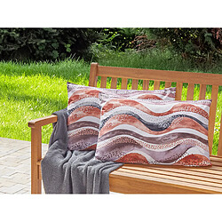 Beliani Lot de 2 coussins SEBORGA - Marron