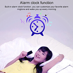 Lecteur MP3 Bluetooth 16GB Tactile 1.8 Pouces Son Hifi Haut-Parleur Intégré Radio FM Argent YONIS pas cher