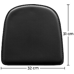ICONIK INTERIOR Pack x4 Coussin Magnétique pour Chaise - Polyuréthane - Stylix Rouge pas cher