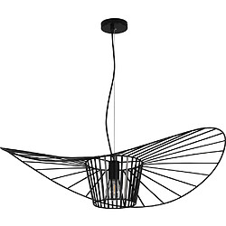 ICONIK INTERIOR Lampe de Plafond - Lampe Suspendue Design Pamela - 80cm - Vertical Noir