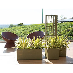 Stefanplast jardinière rectangulaire - Vert pas cher