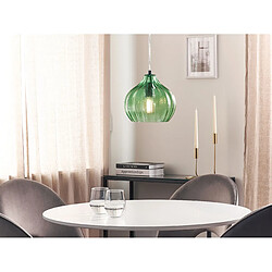 Beliani Lampe Suspension Keila Vert