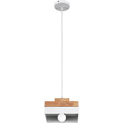 ICONIK INTERIOR Lampe de plafond - Lampe suspendue de style scandinave - Edda Blanc