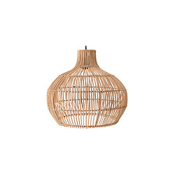 Avis ICONIK INTERIOR Lampe de plafond en rotin - Lampe suspendue au stile Boho Bali - Elan Naturel