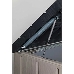 Toomax Coffre de jardin Storaway Plus - gris taupe/marron pas cher