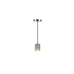 ICONIK INTERIOR Lampe de plafond - Lampe suspendue - Métal et béton - Felippo Doré pas cher