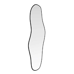 Avis vidaXL Miroir mural - Noir PVC