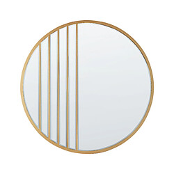 BELIANI COUST - Doré - 80 cm Miroir suspendu - Cadre rond - Style moderne