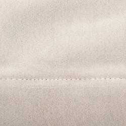Toilinux Lot de 2 Rideaux occultants en polyester effet velours - Ivoire - 140 x 260 cm