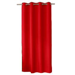 Toilinux Rideau Zoé - 140 x 240 cm - Rouge