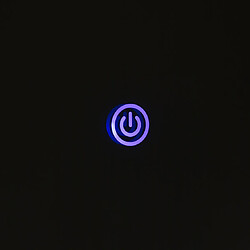 Kiamami valentina Miroir de salle de bain lumineux rond - Gris pas cher