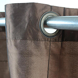 Thedecofactory WILLIAM - Rideau en taffetas moka 150x250