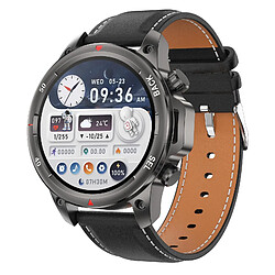 Yonis Montre Connectée Sport Étanche Avec GPS Montre Connectée Sport Étanche Avec Appel Bluetooth Et Suivi Santé Noir YONIS