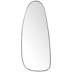 Beliani Miroir CERGY 39 cm 95 cm Métal Noir