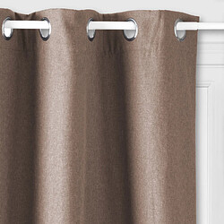 Avis Toilinux Lot de 2 Rideaux isolants Tim 8 œillets - 140 x 260 cm - Couleur lin