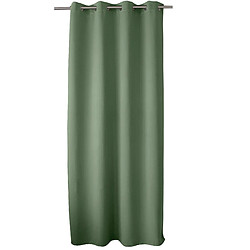 Acheter Toilinux Lot de 2 Rideaux occultants Basic à 8 œillets - 140 x 240 cm - Vert Argile