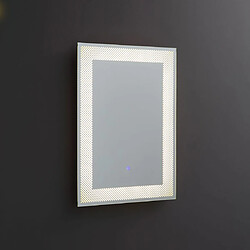 Kiamami valentina Miroir de salle de bain lumineux - Gris