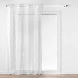 Douceur D'Interieur Voilage maille Adèle - 140 x 240 cm - Blanc