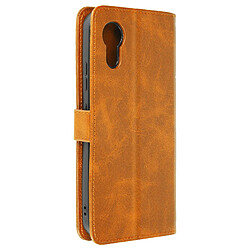 Avizar Samsung Galaxy Xcover 7 - Étui portefeuille Camel