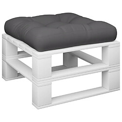 Avis vidaXL Coussin de palette - Anthracite