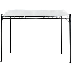 Habitat Et Jardin Pergola inclinée en métal - 3 x 2,5 m - Beige