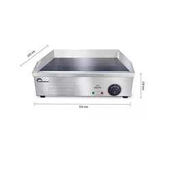 Plancha électrique 2900w plaque inox 55x43cm - LB8568 - LITTLE BALANCE