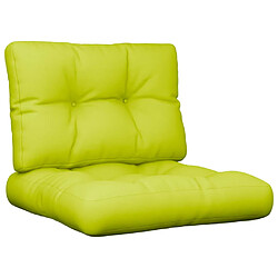 VIDAXL Coussins de palette vert vif