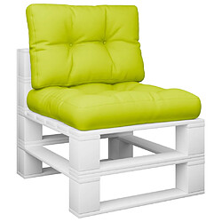 Avis VIDAXL Coussins de palette vert vif