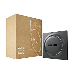 Fibaro prise murale 2 ports USB Walli N