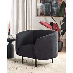 Beliani Fauteuil LOEN - Noir