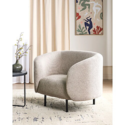 Beliani Fauteuil LOEN - Taupe