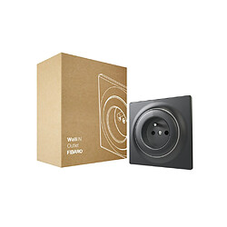 Fibaro - Prise murale 16A Walli N Outlet Prise intelligente encastrée - Compatible Google Assistant et Alexa - Charge max 3680W